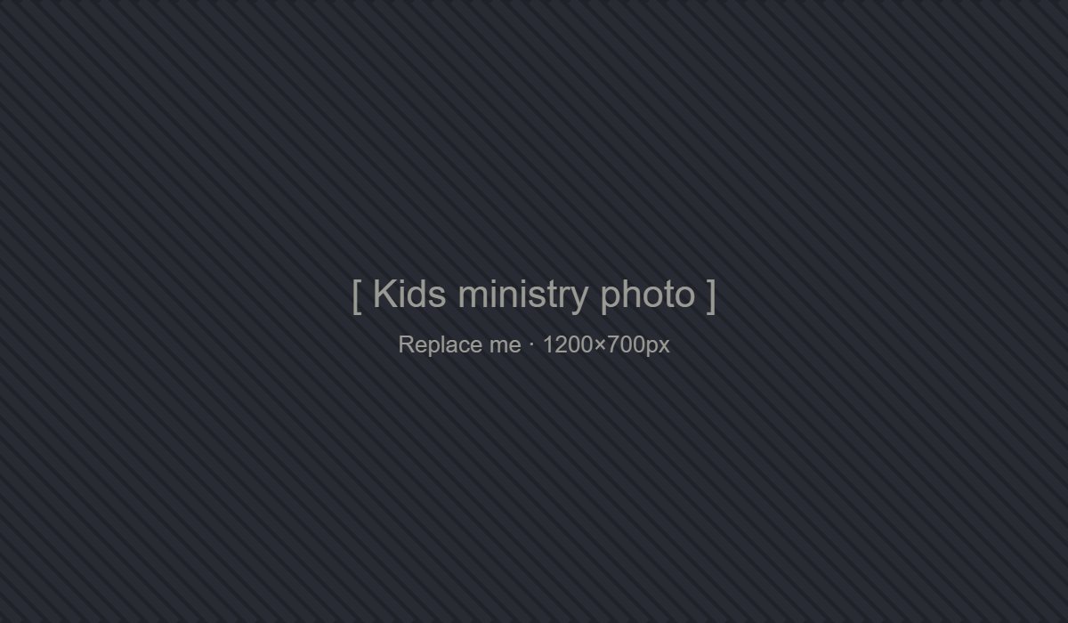 Kids ministry photo Kids ministry photo